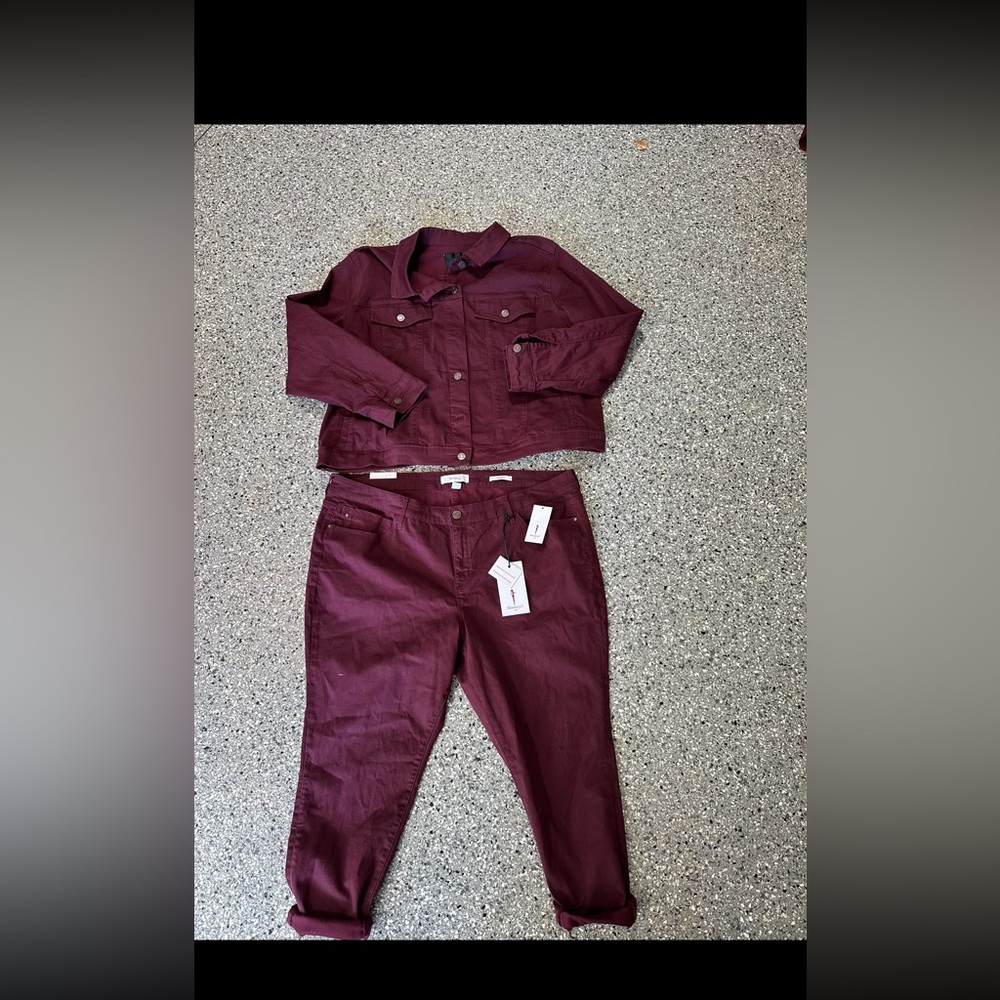 Skinnygirl Jean Jacket and Pants